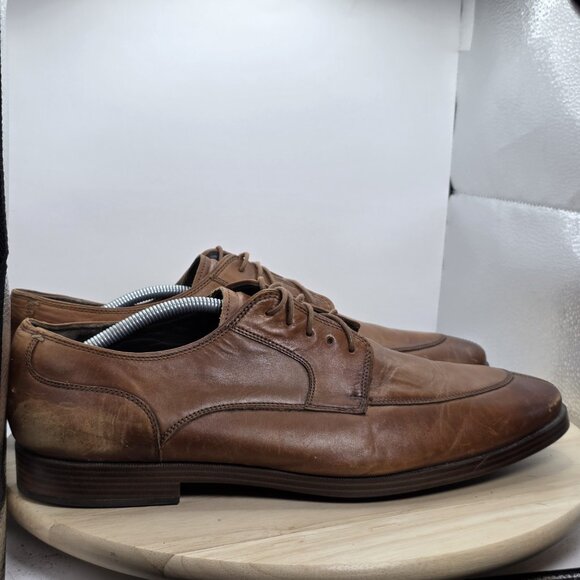 Mens Size 13 M - Cole Haan Jay Grand Apron Oxford Tan Style C23779 Dress Shoes - Picture 3 of 9